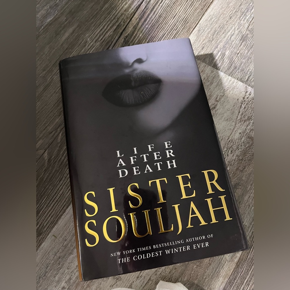 Life After Death by Sister Souljah - Black & Gold Hardcover